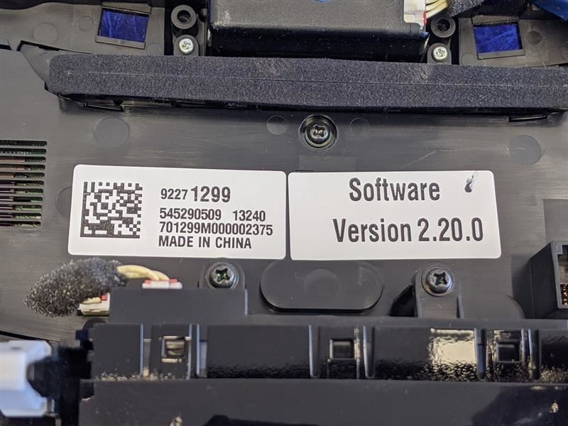 2014-2017 Chevrolet SS Caprice Sedan Temperature A/C Heat Control Panel OEM - The Parts Farm