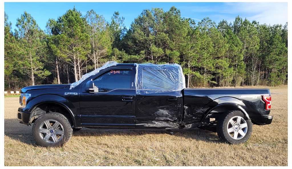 2015-2018 Ford F150 Pickup Truck Driver Rear View Mirror Thru 02/25/18 2314 - The Parts Farm