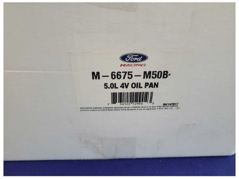 Ford Performance M-6675-M50B: Oil Pan, Steel, Ford 5.0L Modular V8 - The Parts Farm