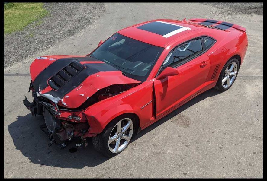 2010-2015 Chevy Camaro Driver Left Side Strut Spring Front SS Suspension OEM - The Parts Farm