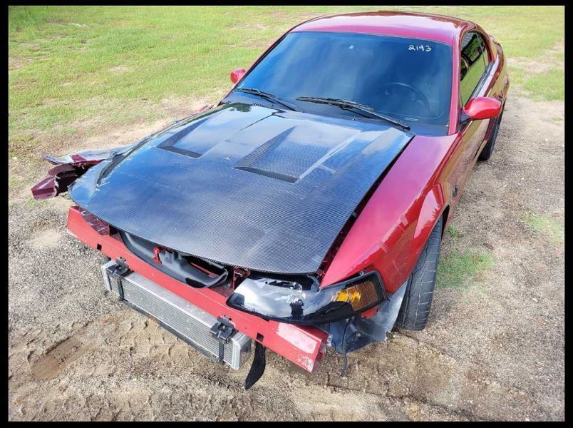 2003-2004 Ford Mustang Cobra SVT DOHC 4.6L E Emergency Brake Leather Handle Pull - The Parts Farm