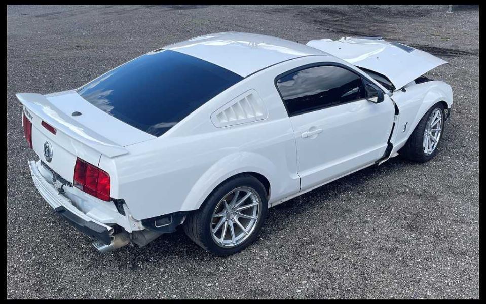 2005-2009 Ford Mustang GT GT500 Coupe Passenger Right Side View Mirror Power - The Parts Farm