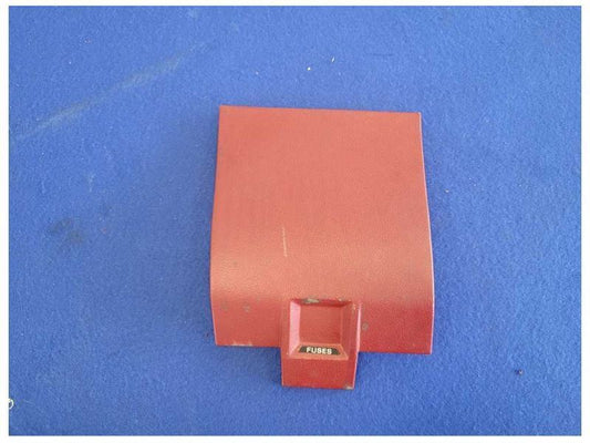 1987-1989 Ford Mustang GT LX 5.0L Fuse Box Cover Trim Red Driver Dash 2298