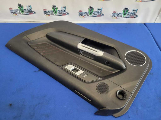 2015-2023 Ford Mustang GT Passenger Coupe Front Door Panel Red Stitching 2620