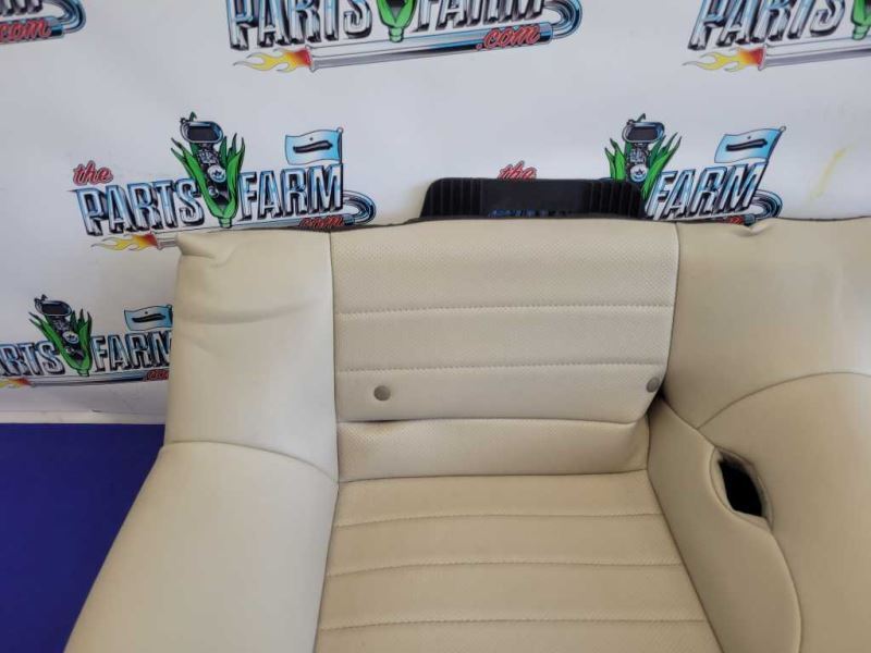 2011-2014 Ford Mustang GT Rear Back Top Bottom Beige Leather Coupe Seats 2352 - The Parts Farm