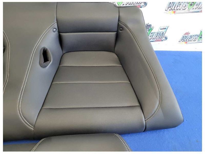 2015-2017 Ford Mustang GT S550 Rear Convertible Seats Leather Upper Lower 2601 - The Parts Farm