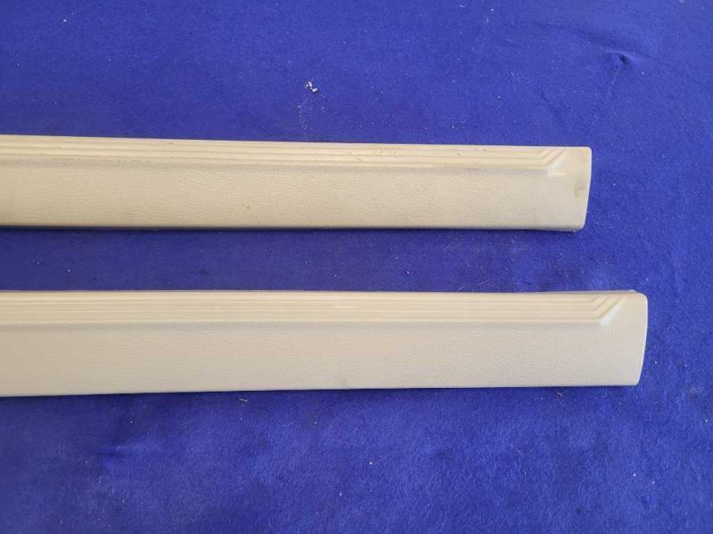 1999-2004 Ford Mustang Cobra SVT DOHC Pair Door Sill Scuff Plates Tan 2276 - The Parts Farm