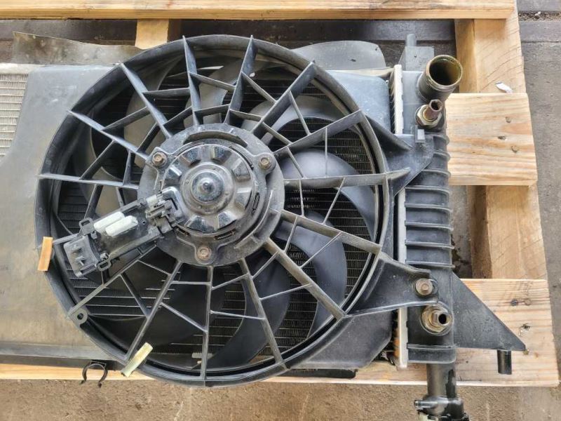 1994-1995 Ford Mustang GT 5.0L Radiator Fan Condenser Auto Tran Front 2406 - The Parts Farm