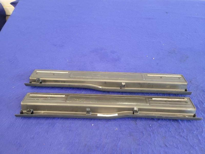 2011-2014 Ford Mustang GT 5.0L Pair Door Sill Scuff Plates Base 2418 - The Parts Farm