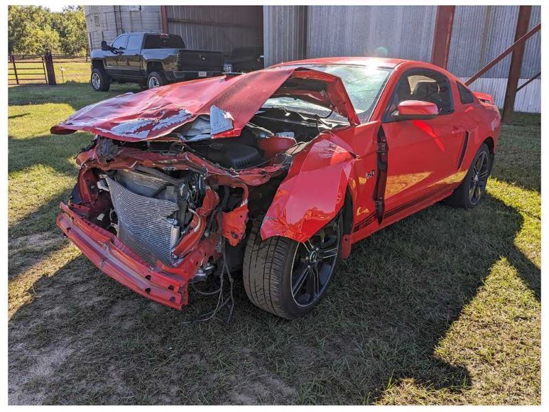 2011-2014 Ford Mustang GT 5.0L Front Coolant Reservoir Radiator Cooling 2469 - The Parts Farm