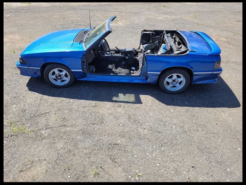 1991-1993 Ford Mustang GT 5.0L Driver Left Quarter Molding Trim Front Repaint - The Parts Farm