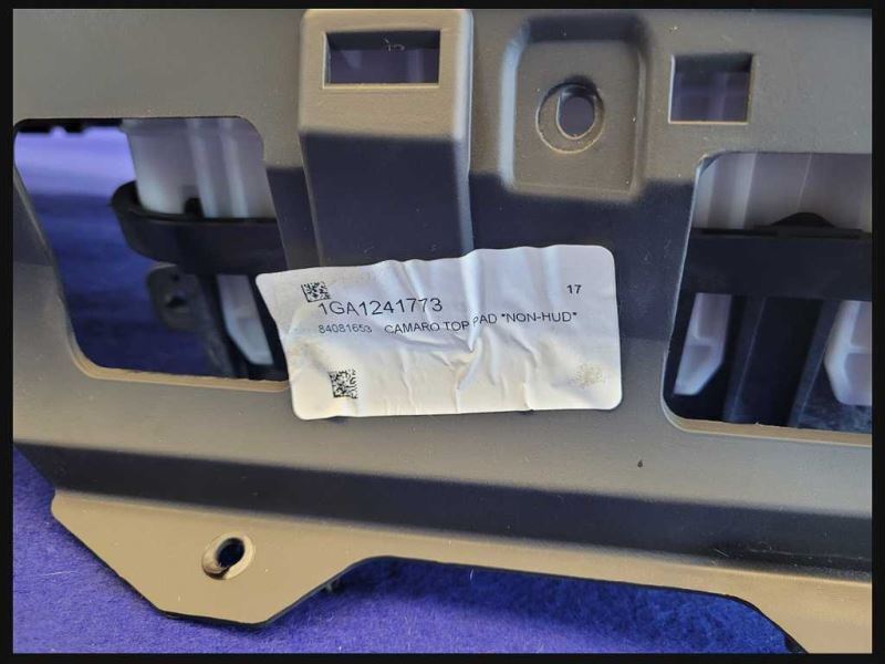 2016-2021 Chevrolet Camaro LS LT LT1 SS Gen 6 Dash Panel Cover Top Vent - The Parts Farm