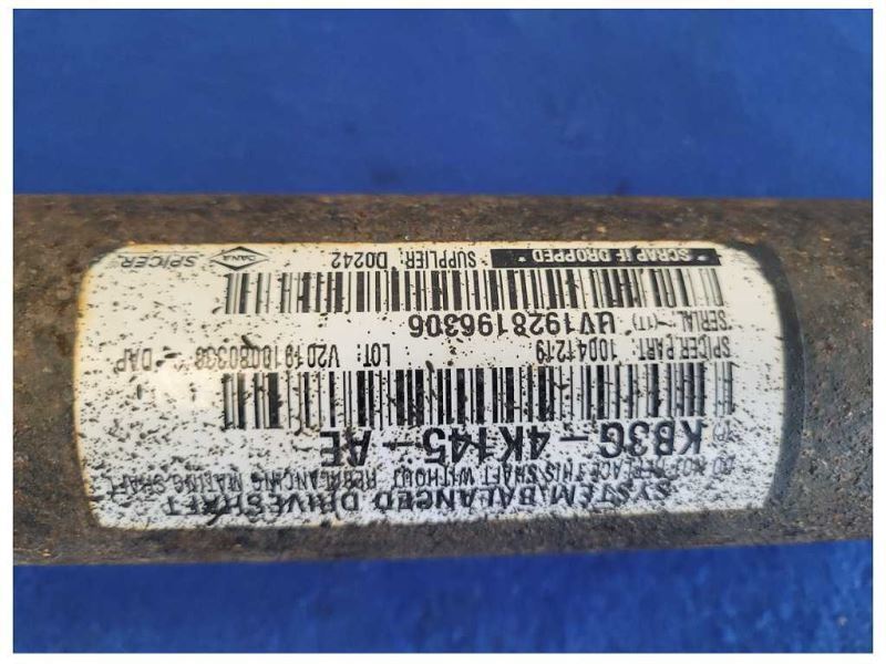 2019-2020 Ford Ranger Pickup Truck Driveshaft Automatic Transmission A/T 2499 - The Parts Farm