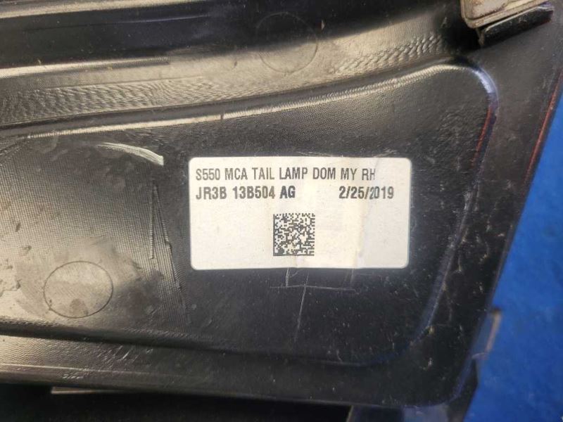 2018-2023 Ford Mustang GT S550 Passenger Rear Tail Light Lamp Brake 2489 - The Parts Farm