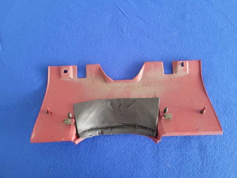 1987-1989 Ford Mustang GT LX Steering Column Cover Lower Knee Red 2298 - The Parts Farm