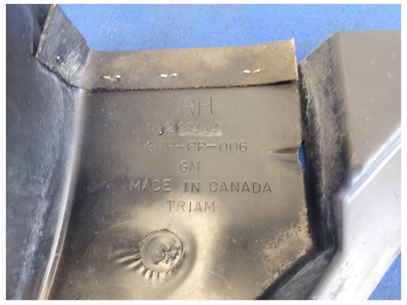 2001-2004 Chevrolet Corvette Z06 FRC C5 Passenger Front Splash Shield 2066 - The Parts Farm