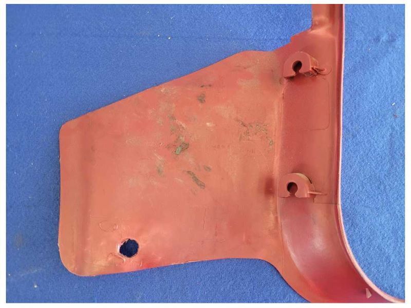 1987-1993 Ford Mustang GT LX 5.0L Driver Front Lower Kick Panel Red 2298 - The Parts Farm