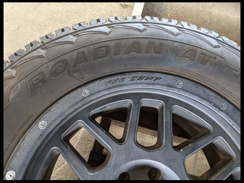 2015-2017 Ford F150 Pickup Truck Wheel 20x8-1/2 Black Nexen Rim Tire Off Road - The Parts Farm