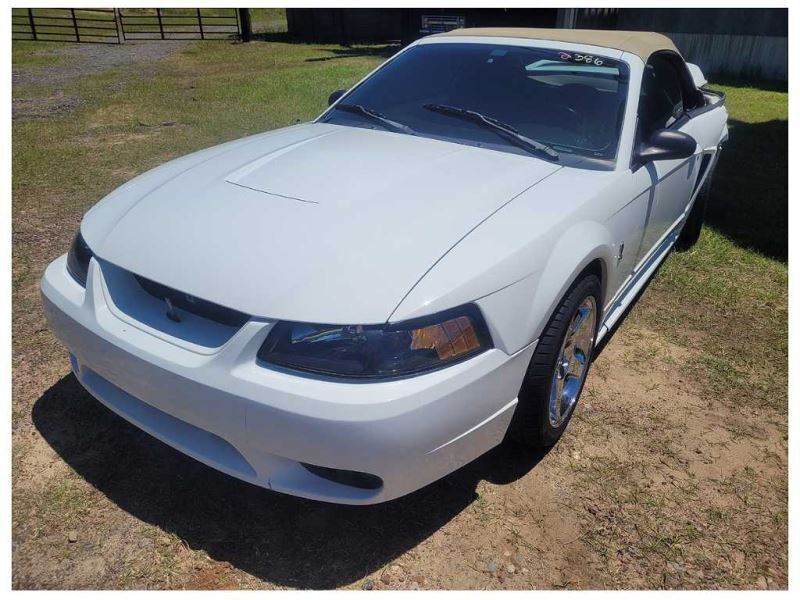 1999-2001 Ford Mustang Cobra SVT DOHC 4.6L Driver Lower Dash Knee Trim Tan 2386 - The Parts Farm