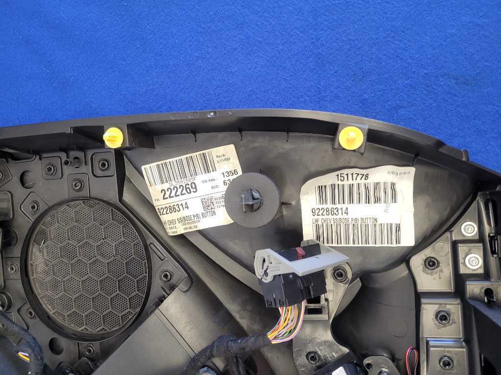 2014-2017 Chevrolet SS 6.2L Sedan Set Door Panels Suede Card Front Rear 2602 - The Parts Farm
