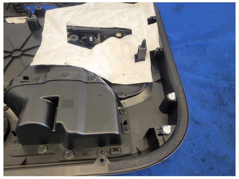 2019-2022 Ford Ranger 4x4 2.3L Driver Rear Door Panel Black Crew Cab 2455 - The Parts Farm