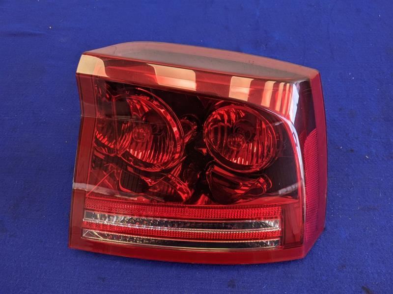 2006-2008 Dodge Charger SRT8 6.1L Passenger Right RH Taillight Lamp Lens Red - The Parts Farm