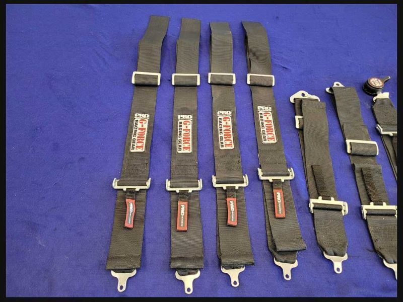 1994-2004 Ford Mustang Cobra SVT GT G Force Seat Belts Harness Safety - The Parts Farm