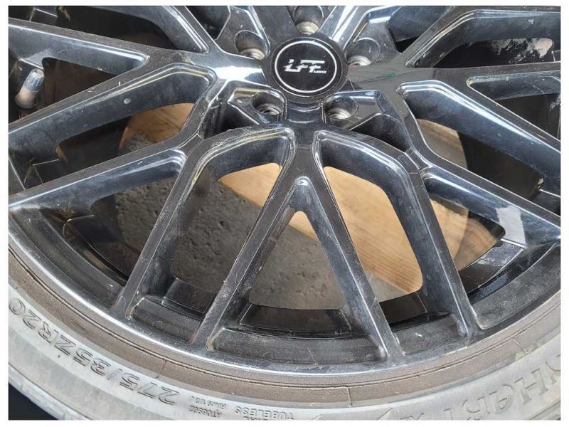 2010-2014 Ford Mustang GT Three 3 Luxxx LFF Wheels 20x9 20x10.5 Black Rash 2322 - The Parts Farm