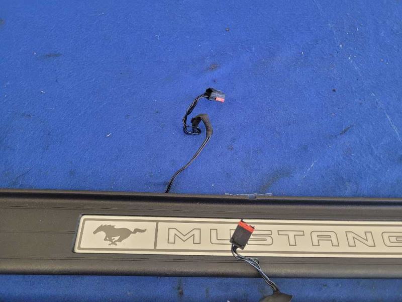 2015-2023 Ford Mustang GT S550 Pair Door Sill Plates Scuff Lighted Light 2447 - The Parts Farm