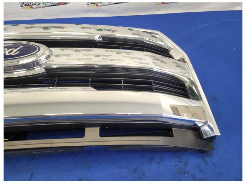 2015-2017 Ford F150 4x4 Pickup Truck Front Grille Center 3 Chrome Grill 2444 - The Parts Farm