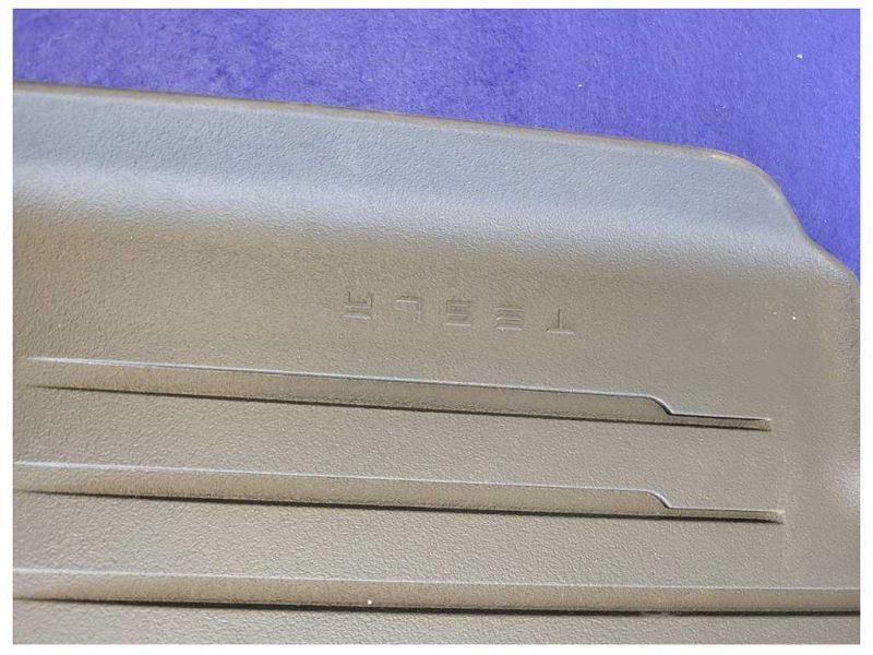 2017-2021 Tesla Model 3 Rear Floor Mats Rubber Cover Black - The Parts Farm