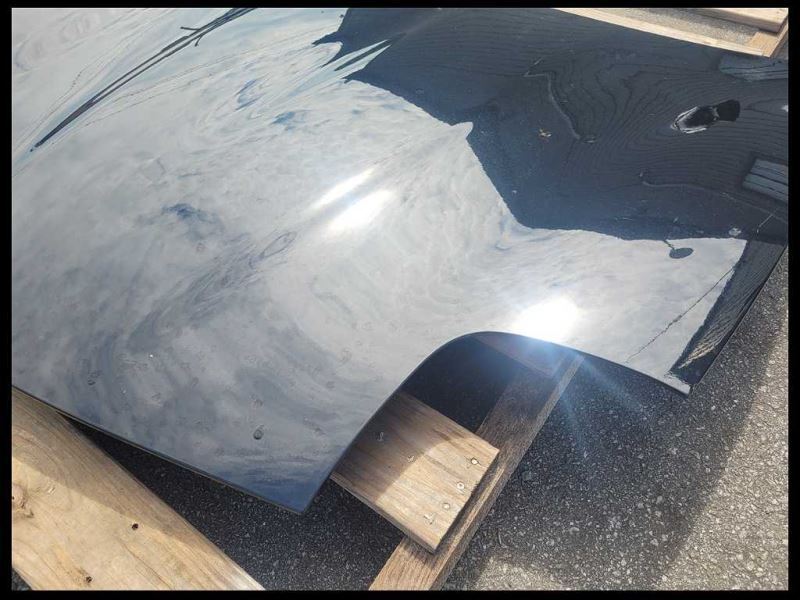 1997-2004 Chevrolet Corvette Z06 FRC C5 Hood Front Shell Bonnett Paint Black - The Parts Farm
