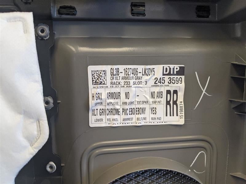 2018-2020 Ford F150 Pickup Truck Driver LH Front Door Panel Trim Assembly OEM - The Parts Farm