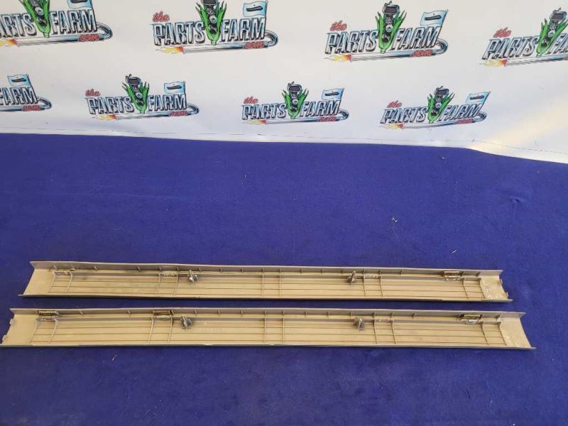 1999-2004 Ford Mustang Cobra SVT DOHC Pair Door Sill Scuff Plates Tan 2276 - The Parts Farm