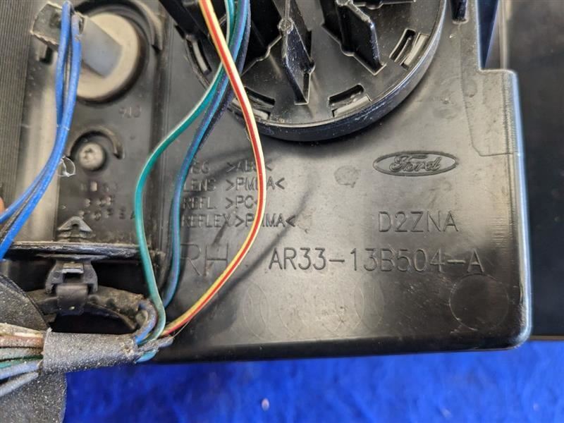 2010-2012 Ford Mustang GT Passenger Right RH Taillight Lamp Brake Lens Red 2307 - The Parts Farm