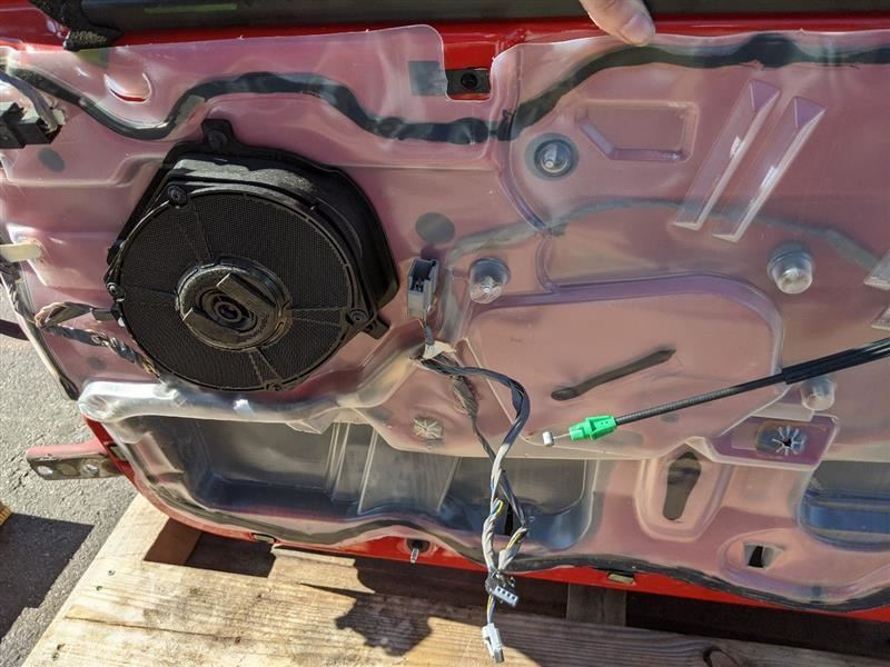 2011-2012 Ford Mustang Roush RH Passenger Front Door Electric Coupe Red OEM - The Parts Farm