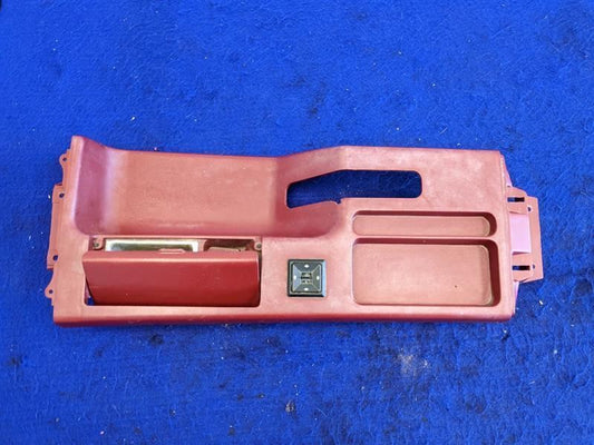 1987-1993 Ford Mustang GT LX 5.0L Center Console Lid Cover Front Red