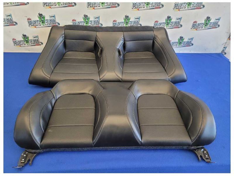 2018-2023 Ford Mustang GT S550 Rear Convertible Seat Leather Upper Lower 2543 - The Parts Farm