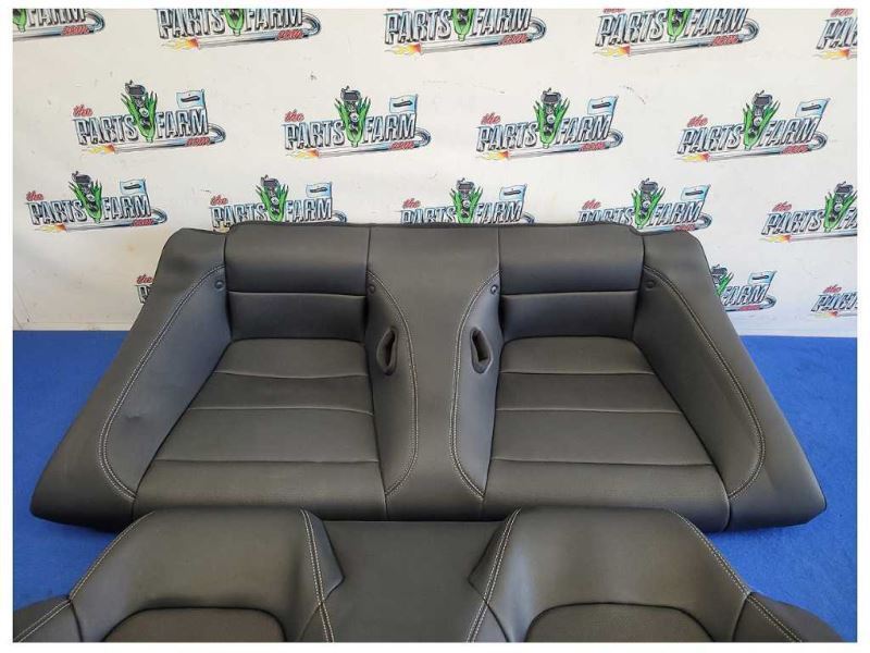 2015-2017 Ford Mustang GT S550 Rear Convertible Seats Leather Upper Lower 2601 - The Parts Farm