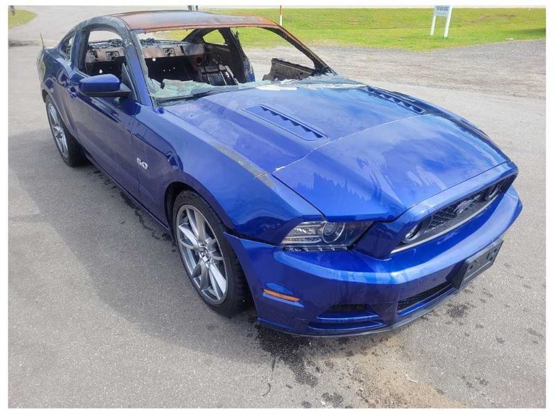 2013-2014 Ford Mustang GT Front Upper Bumper Support Bracket Hold 2388 - The Parts Farm