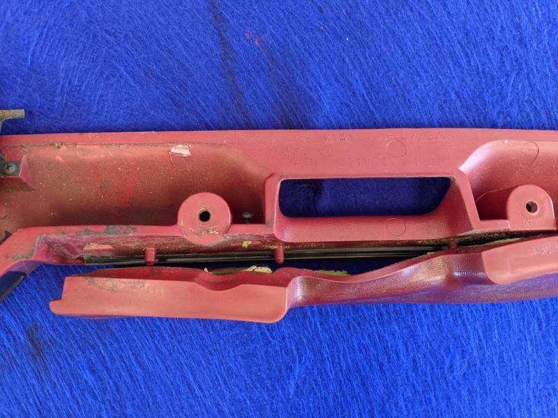 1991 Ford Mustang GT 5.0L Convertible Passenger Door Panel Arm Rest Kick Panel - The Parts Farm