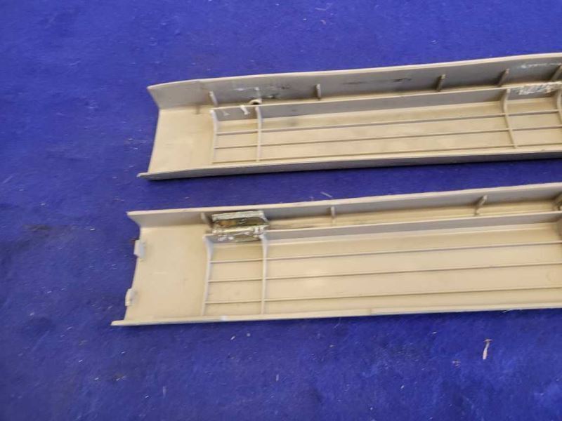 1999-2004 Ford Mustang Cobra SVT DOHC Pair Door Sill Scuff Plates Tan 2276 - The Parts Farm