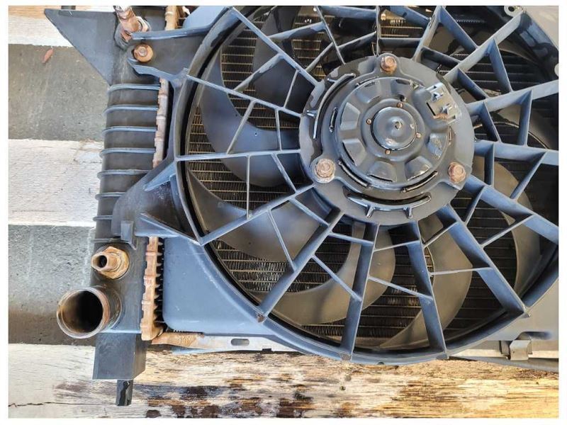 1994-1995 Ford Mustang GT 5.0L Radiator Fan Cooling Engine Auto Tran Front 2521 - The Parts Farm
