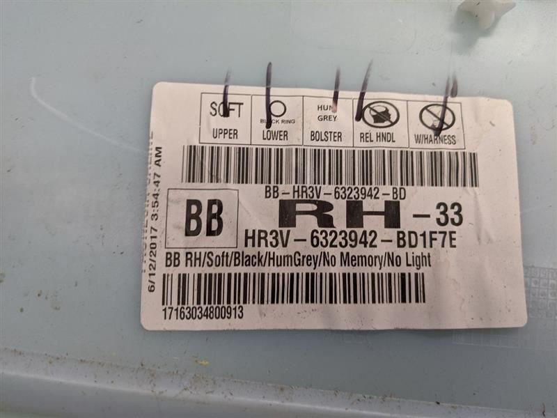 2015-2018 Ford Mustang GT350 Passenger RH Suede Alcantara Door Panel OEM - The Parts Farm