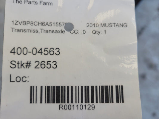 2005-2010 Ford Mustang GT 4.6L TR3650 5 Speed Manual Transmission 3650 72K 2653