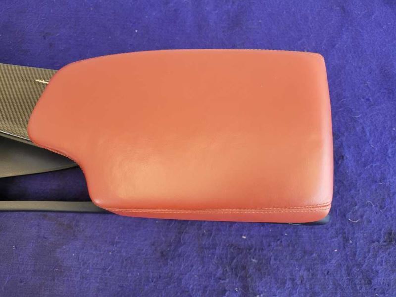 2015-2020 BMW M4 F82 F83 Center Console Front Floor iDrive Red Black Lid - The Parts Farm