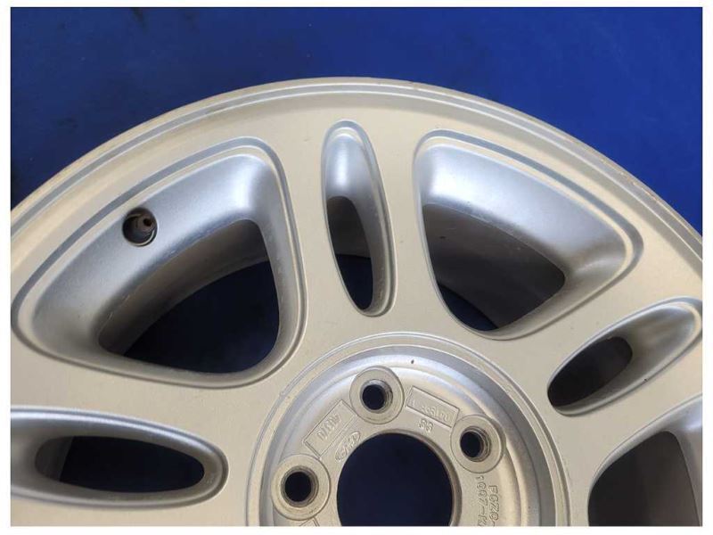 1994-2004 Ford Mustang GT Wheel 17x8 5 Spoke Silver *Bent Lip* 2521 - The Parts Farm