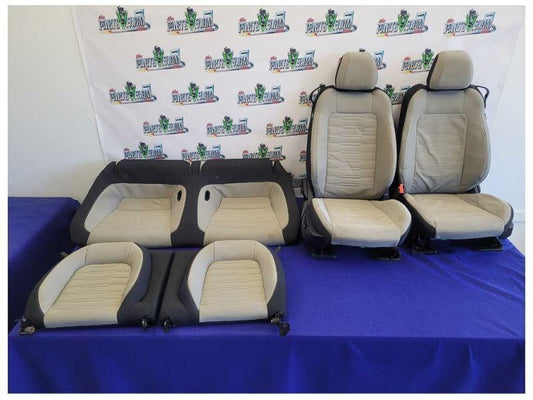 2015-2017 Ford Mustang GT S550 Coupe Seats Cloth Front Rear Good Bags 2318 - The Parts Farm