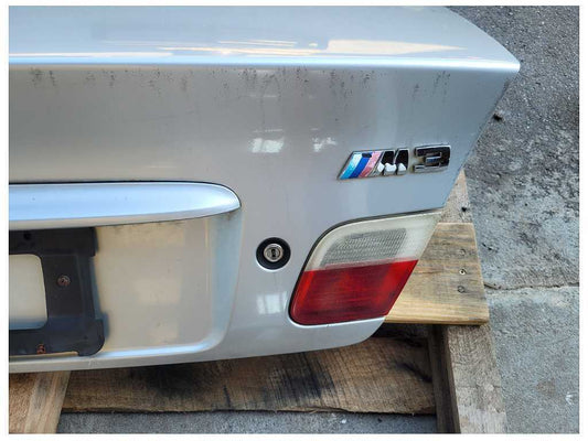 2003 BMW M3 Coupe Rear Deck Lid Trunk No Spoiler Wing Paint Silver 1899