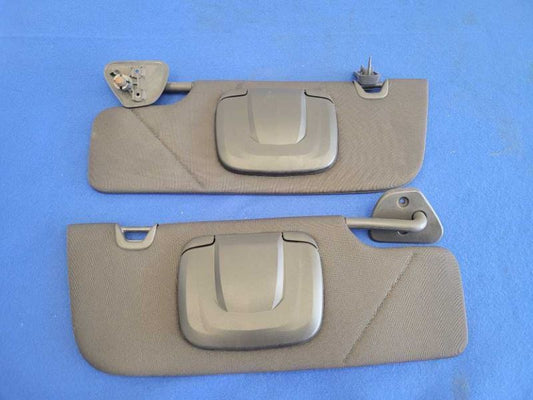 2011-2014 Ford Mustang GT Coupe Pair Sun Visors Shade Mirror Black 2497